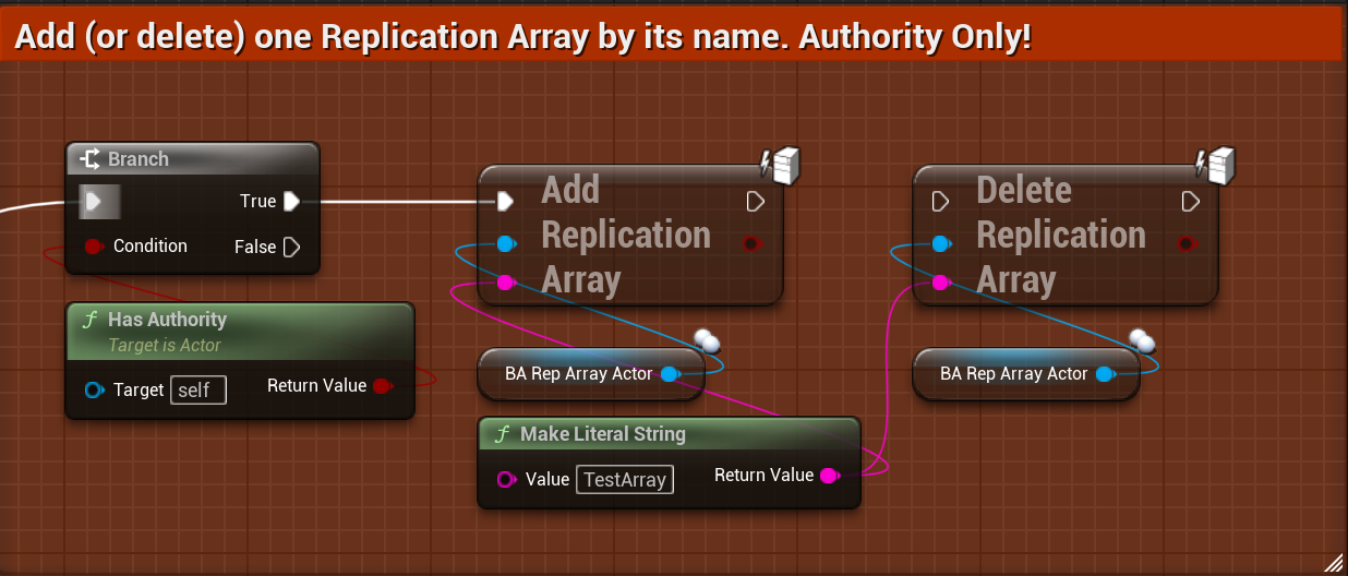 Add or Remove BA Replication Array