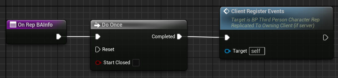 BA Replication Array set as variable after RepNotify