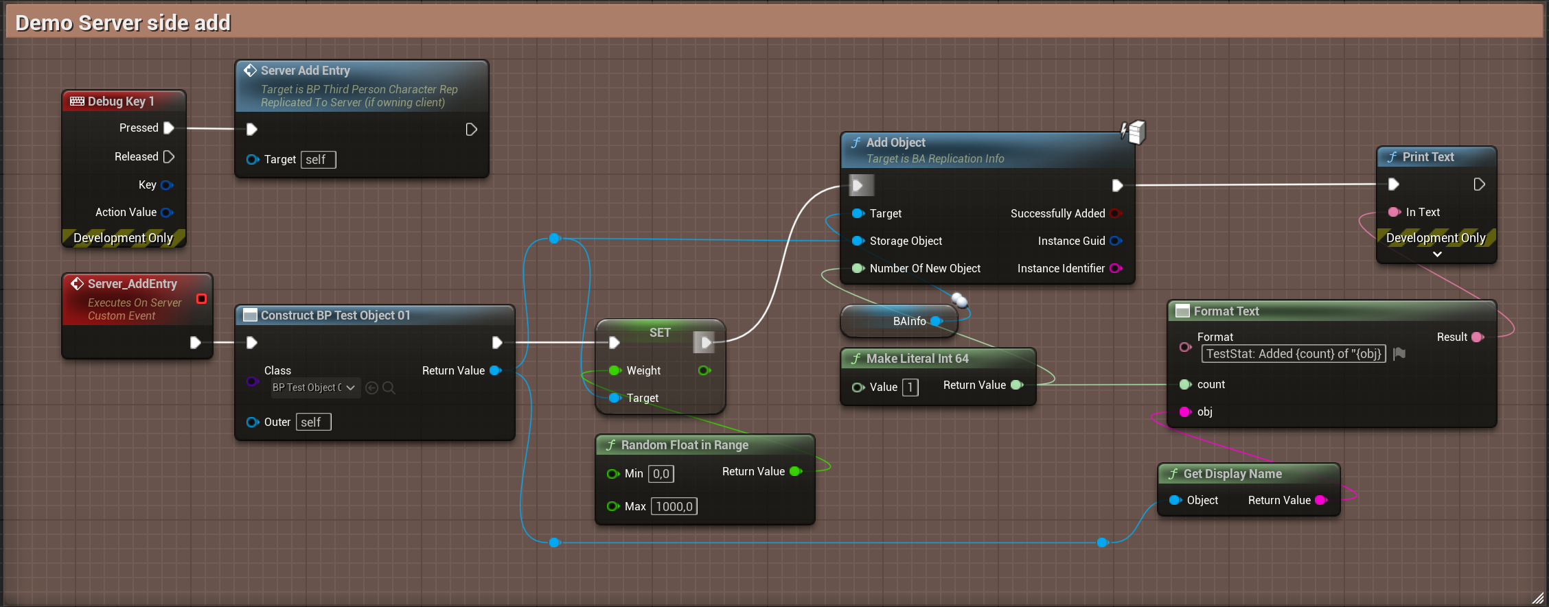 BA Replication - Add Object