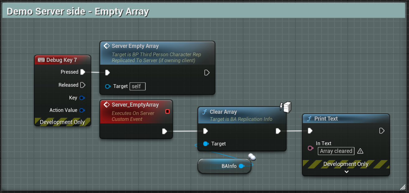 BA Replication - Clear Array